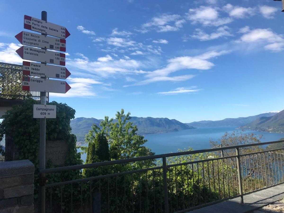 Vista Lago Maccagno Luaran gambar